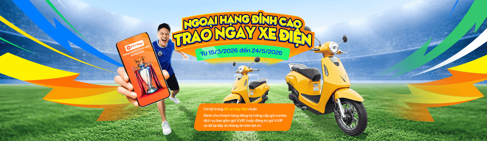 Ngoại Hạng Đỉnh Cao - Trao Ngay Xe Điện